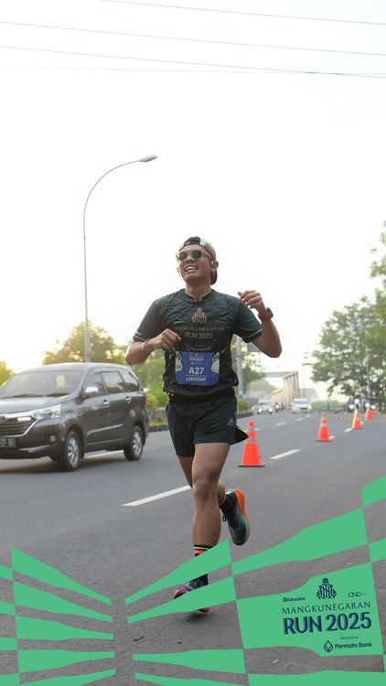 Race photo from Mangkunegaran Run 2025