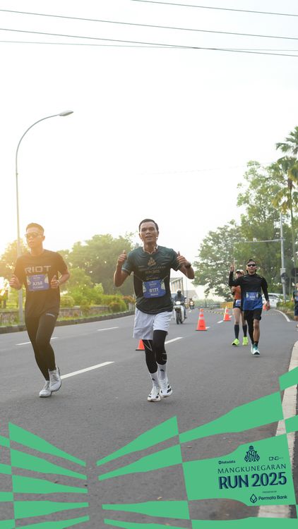 Race photo from Mangkunegaran Run 2025