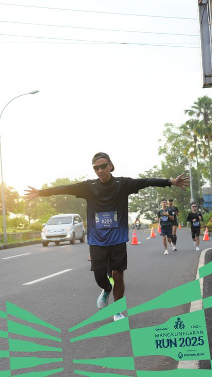 Race photo from Mangkunegaran Run 2025