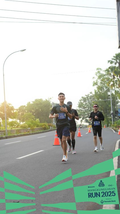 Race photo from Mangkunegaran Run 2025