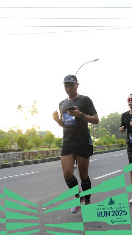 Race photo from Mangkunegaran Run 2025