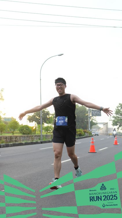 Race photo from Mangkunegaran Run 2025