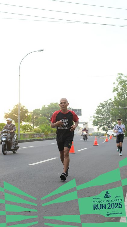 Race photo from Mangkunegaran Run 2025