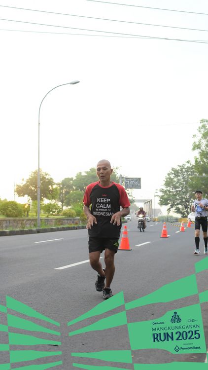 Race photo from Mangkunegaran Run 2025