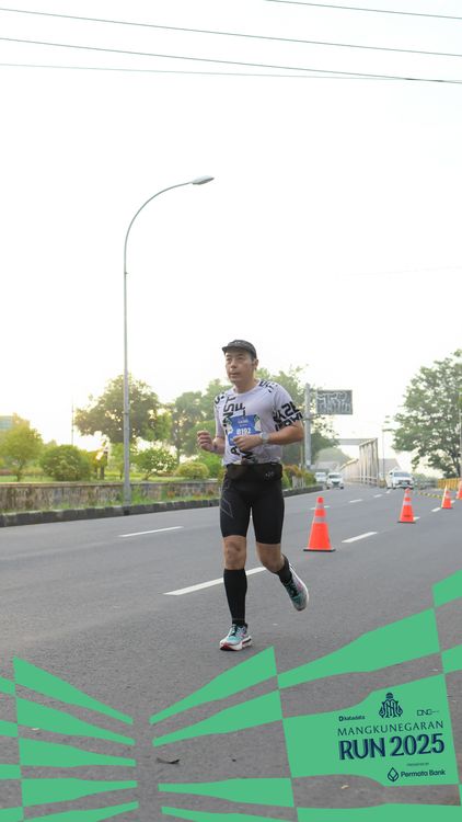 Race photo from Mangkunegaran Run 2025