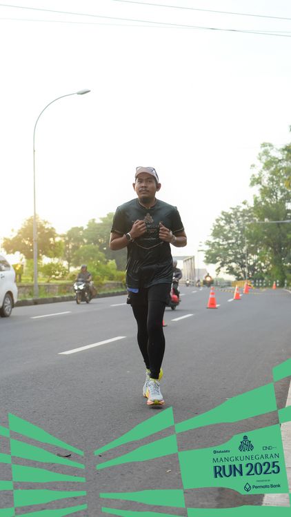 Race photo from Mangkunegaran Run 2025