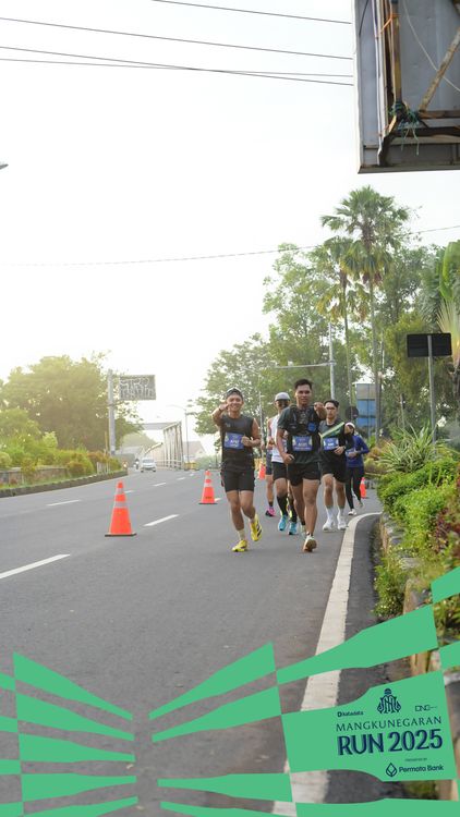 Race photo from Mangkunegaran Run 2025