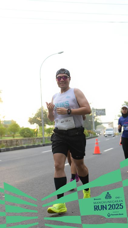 Race photo from Mangkunegaran Run 2025