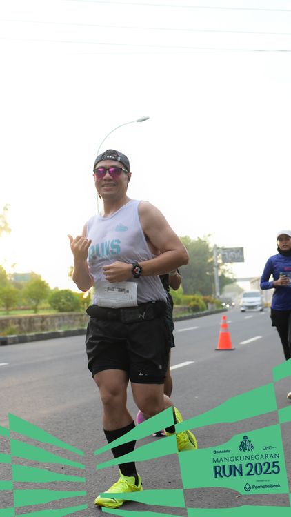 Race photo from Mangkunegaran Run 2025