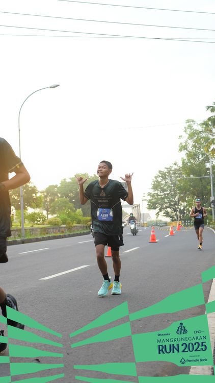 Race photo from Mangkunegaran Run 2025