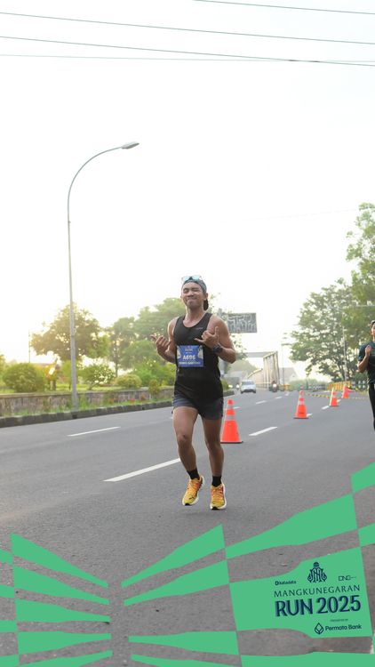 Race photo from Mangkunegaran Run 2025