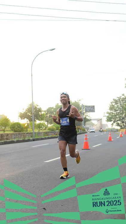 Race photo from Mangkunegaran Run 2025