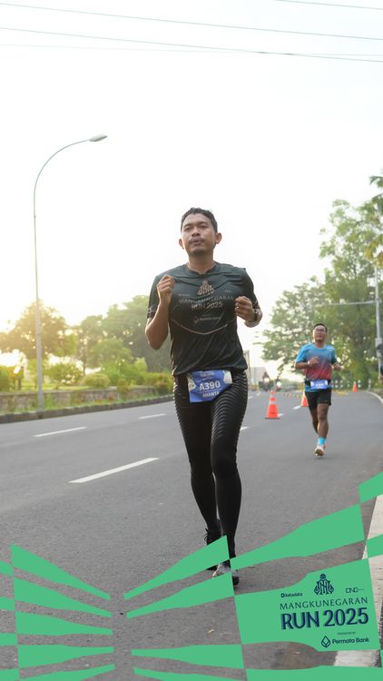 Race photo from Mangkunegaran Run 2025