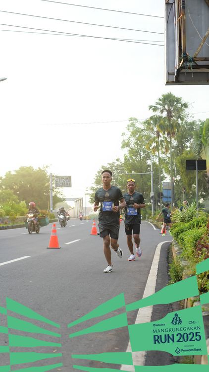 Race photo from Mangkunegaran Run 2025