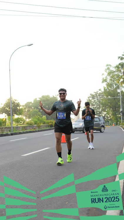 Race photo from Mangkunegaran Run 2025