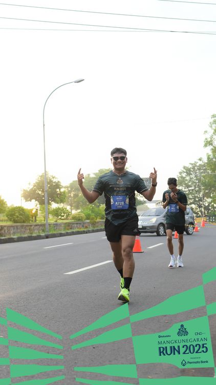 Race photo from Mangkunegaran Run 2025