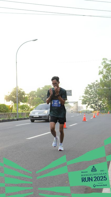 Race photo from Mangkunegaran Run 2025