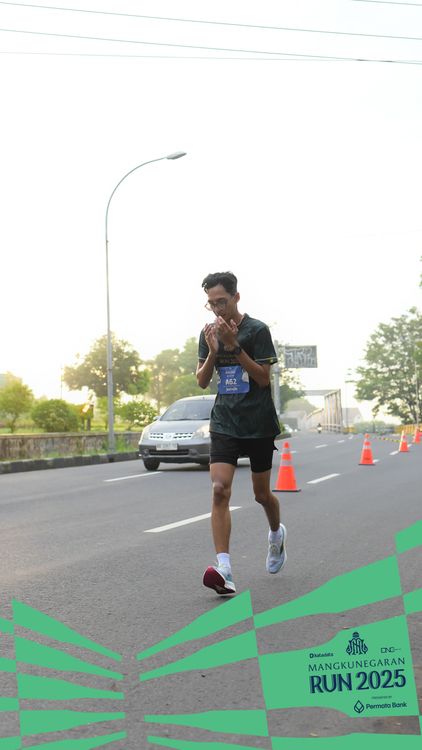 Race photo from Mangkunegaran Run 2025