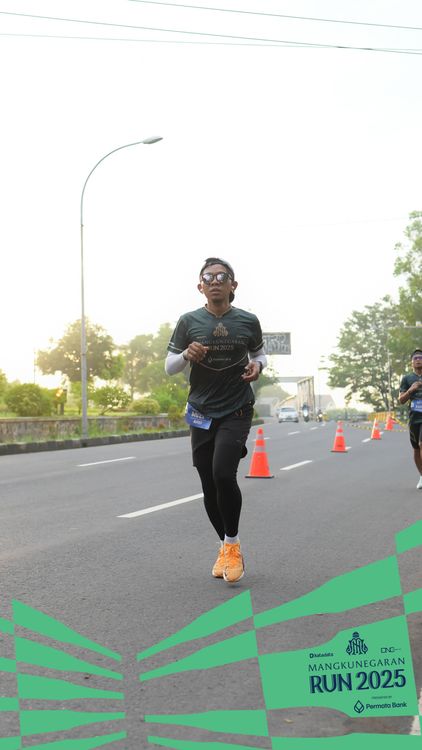 Race photo from Mangkunegaran Run 2025