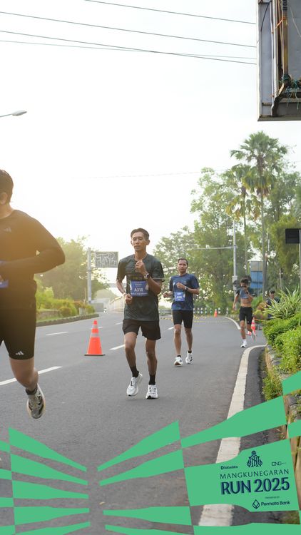 Race photo from Mangkunegaran Run 2025