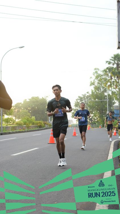Race photo from Mangkunegaran Run 2025