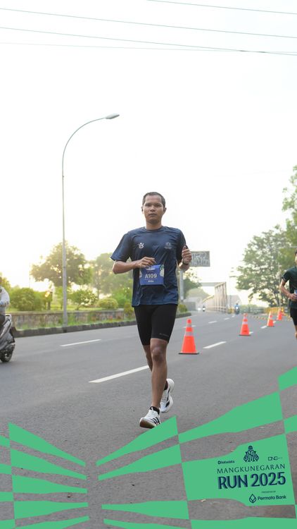Race photo from Mangkunegaran Run 2025