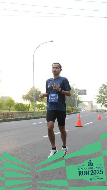Race photo from Mangkunegaran Run 2025