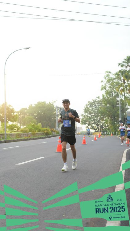 Race photo from Mangkunegaran Run 2025