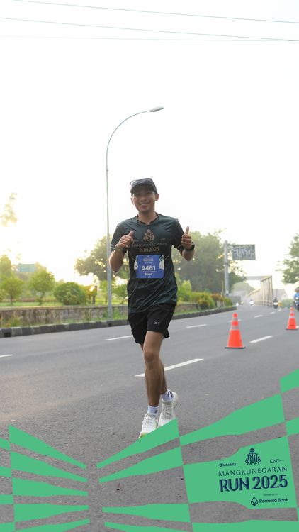 Race photo from Mangkunegaran Run 2025