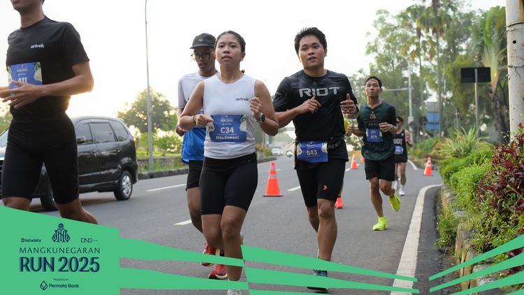Race photo from Mangkunegaran Run 2025