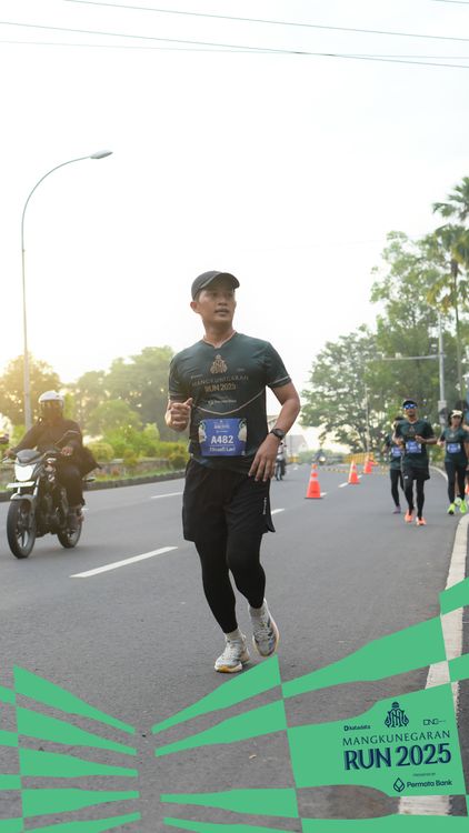 Race photo from Mangkunegaran Run 2025