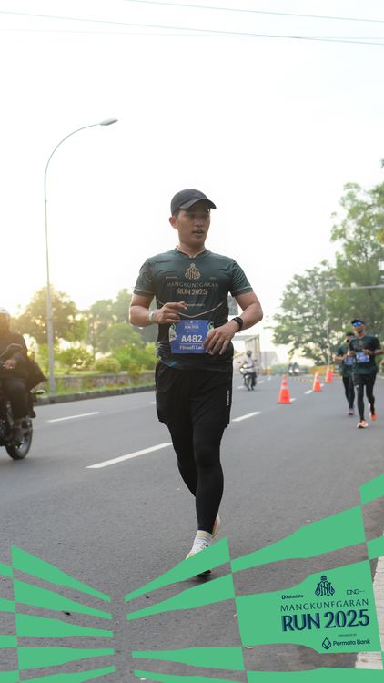 Race photo from Mangkunegaran Run 2025