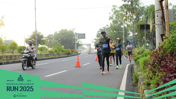 Race photo from Mangkunegaran Run 2025