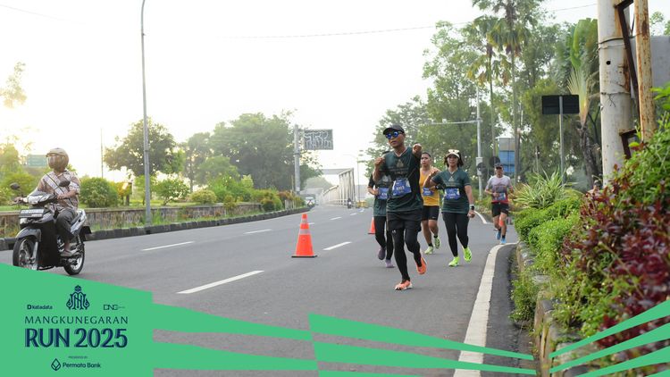 Race photo from Mangkunegaran Run 2025