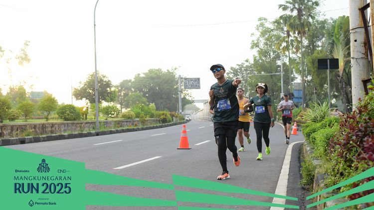 Race photo from Mangkunegaran Run 2025