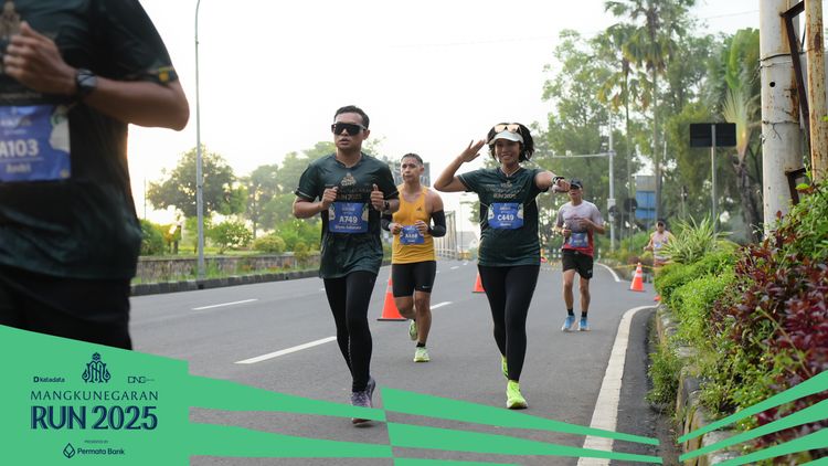 Race photo from Mangkunegaran Run 2025