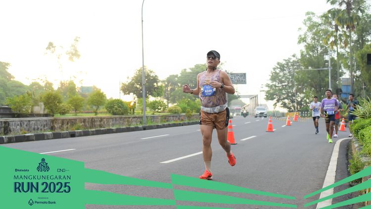 Race photo from Mangkunegaran Run 2025