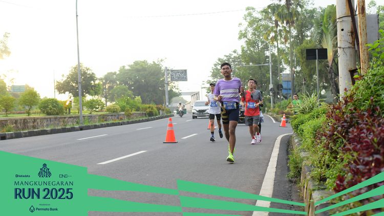 Race photo from Mangkunegaran Run 2025