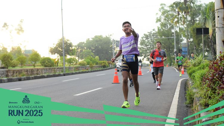 Race photo from Mangkunegaran Run 2025