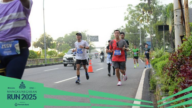 Race photo from Mangkunegaran Run 2025