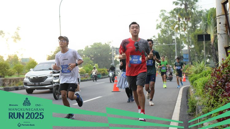 Race photo from Mangkunegaran Run 2025