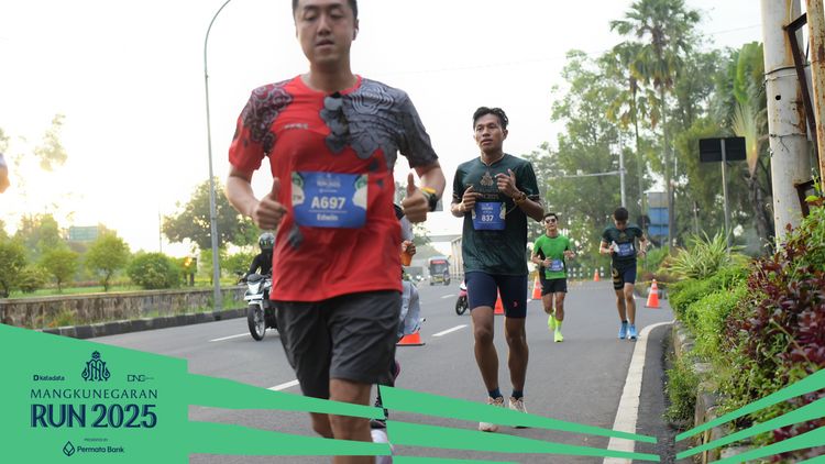 Race photo from Mangkunegaran Run 2025