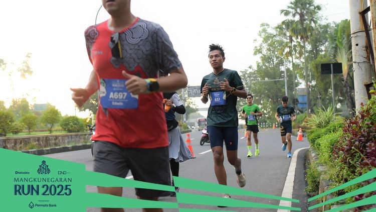 Race photo from Mangkunegaran Run 2025