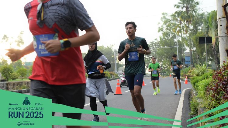 Race photo from Mangkunegaran Run 2025