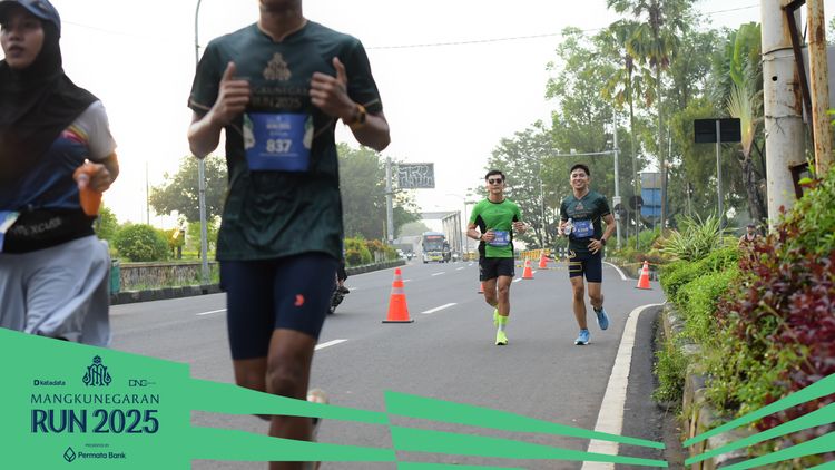 Race photo from Mangkunegaran Run 2025