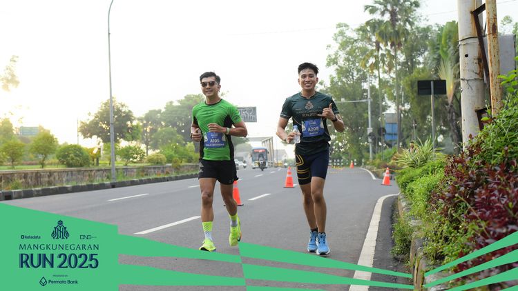 Race photo from Mangkunegaran Run 2025