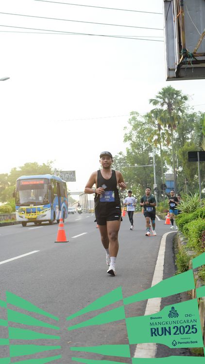 Race photo from Mangkunegaran Run 2025