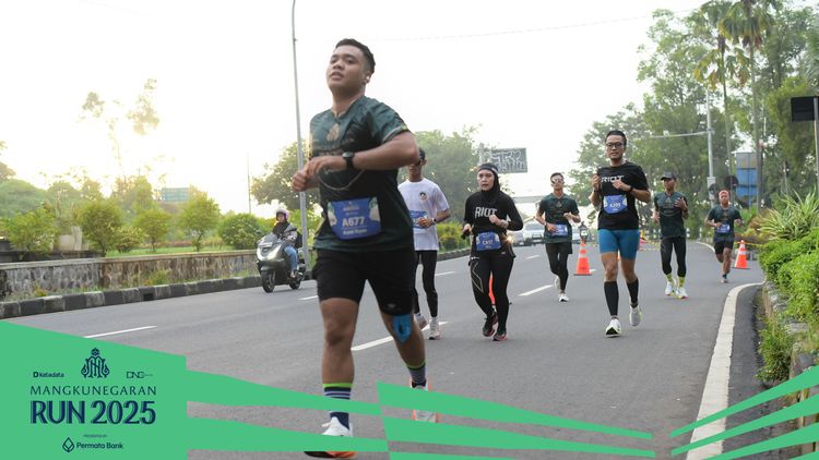 Race photo from Mangkunegaran Run 2025