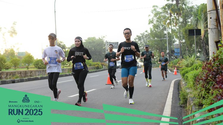 Race photo from Mangkunegaran Run 2025