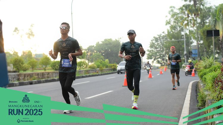 Race photo from Mangkunegaran Run 2025